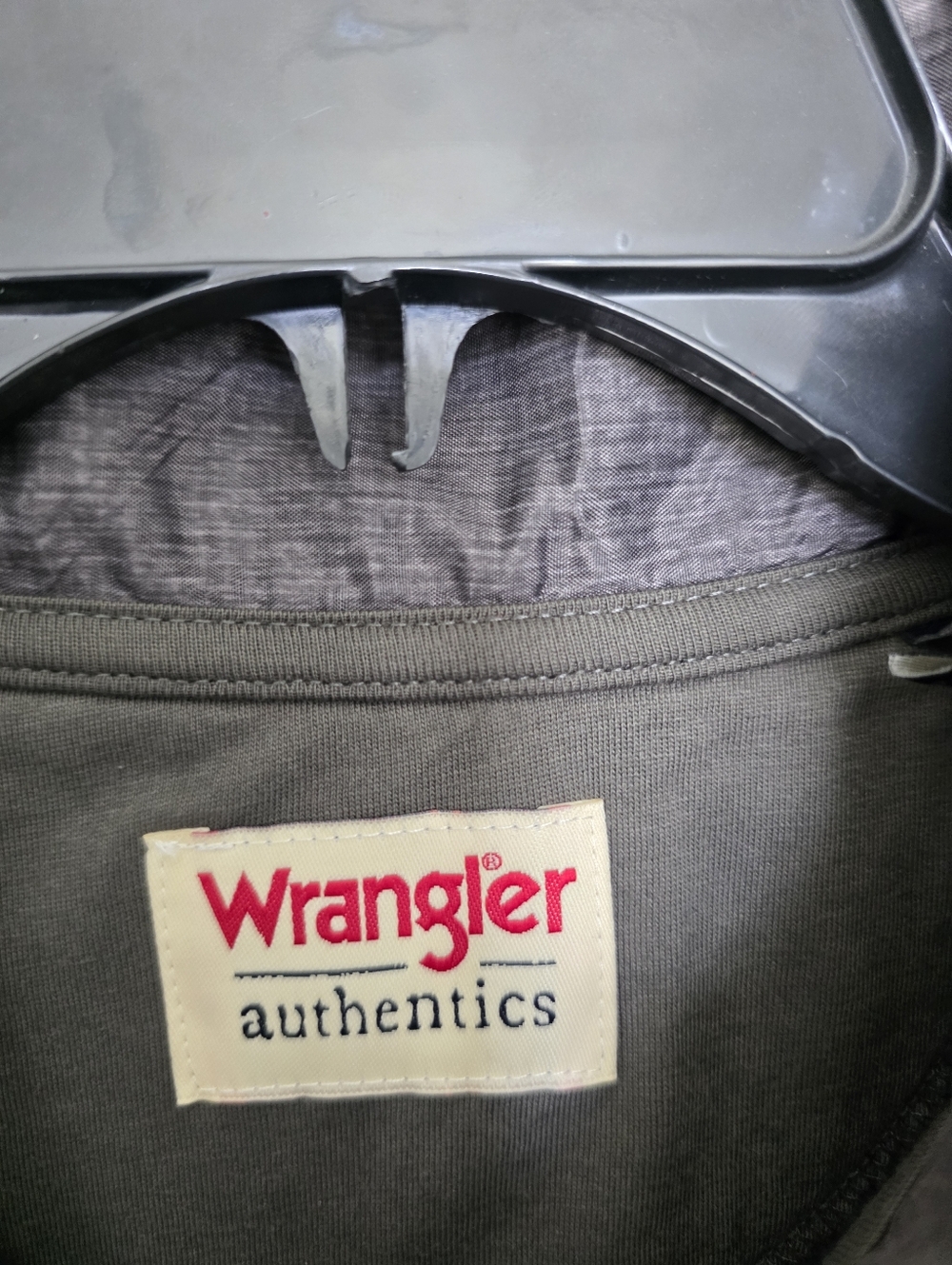 Wrangler 1/4 Zip Pullover Men’s Sz M Blue Fleece Sweatshirt Henley Casual NWT - Picture 5 of 10